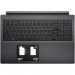 Топ-панель Acer Aspire A715-75G темно-серая с подсветкой#1859346