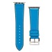 Ремешок - ApW18 для Apple Watch 38/40 mm из гладкой кожи с классической пряжкой (blue)#418790