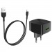                         Сетевое ЗУ USB Hoco C70A Cutting-edge single port QC3.0 + кабель Type-C (черный) #419536