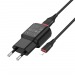 Сетевой адаптер питания BOROFONE BA48A 1USB 2.1A + кабель Lightning (черный)#1519647