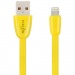 Кабель USB VIXION (K12i) для iPhone Lightning 8 pin (1м) силиконовый (желтый)#421200