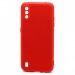 Чехол-накладка Silicone Case NEW ERA для Samsung Galaxy A01 красный#422229