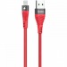 Кабель USB - micro USB Hoco U53 Flash 4A (red)#421667