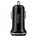 Адаптер Автомобильный Hoco Z1 2USB/5V/2.1A+ кабель micro USB (черный)#421869