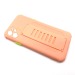 Чехол iPhone 11 Ladder Nano с ремешком Светло-Коралловый#1751680