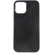 Чехол-накладка - LC011 экокожа MSafe для Apple iPhone 12 Pro Max (black)#427051
