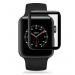 Защитная пленка "Полное покрытие" для Apple Watch/2/3 (38 мм) Черная ( силикон )#446096