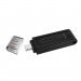 Флеш-накопитель USB 3.0 64GB Kingston DataTraveler 70 (USB 3.0/3.2 + Type C) чёрный#428183