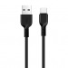 Кабель USB - Type-C Hoco X20 Exotoc Radiance (100см) (black)#428573