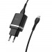 Адаптер Сетевой Hoco C12Q QC3.0 + кабель микро USB чёрный#1561318