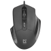Мышь оптическая DEFENDER Datum MB-347 черный, USB, проводная, 4 кнопки, Тип сенсора#430002