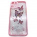 Чехол iPhone 11 Pro Силикон Бабочки стразы Розовый#1646700