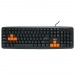 Клавиатура Dialog KS-020U, USB, Black/Orange#1133507