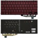 Клавиатура Asus ZenBook S UX391UA красная с подсветкой#1846506