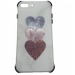 Чехол iPhone 7/8 Plus Силикон Противоударный принт Сердца Белый#432931