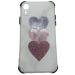 Чехол iPhone XR Силикон Противоударный принт Сердца Белый#432938