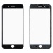 Стекло для переклейки на iPhone 8 Plus в рамке + OCA (черный)#451563