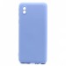 Чехол-накладка Silicone Case NEW ERA для Samsung Galaxy A01 Core голубой#434485