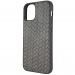 Чехол-накладка Плетеный iphone 12 Mini серый#436655