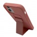 Чехол iPhone 12 Mini (5.4) Soft Touch с Магнитной подставкой Розовое Золото#449029