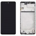 Дисплей для Samsung M515F Galaxy M51 (2020) в рамке + тачскрин (черный) 100%#1853866