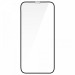 Защитное стекло "Оптима" для iPhone 12 mini Черное (Закалённое, полное покрытие)#634990