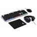                 Игровой набор Oklick HS-HKM300G Pirate (клавиатура/мышка/коврик/наушники) черный #1882106