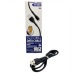 Кабель USB-MicroUSB Proda PD-B47m 1m 3A Черный#1692983
