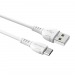 Кабель USB - Micro BOROFONE BX51 (белый) 1м#443805