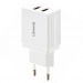                         Сетевое ЗУ USB USAMS CC090 T24 2USB/2,1A (белый)*#1519701