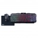 Набор Smartbuy RUSH Shotgun игровой клавиатура+мышь+коврик черный, USB, Клаиатура с RGB подсветкай,#447029