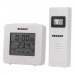 Комнатно-уличный термометр с беспроводным выносным датчиком и часами, влажность "Rexant"#1454069