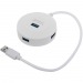 USB 3.0 хаб с выключателями, 4 порта, СуперЭконом круглый, белый, SBHA-7314-W#1641313