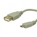 Шнур USB OTG (шт. micro USB - гн. USB А) 0.15м "Арбаком"#1417618