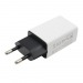 Адаптер постоянного тока 220В с выходом 2гн.USB 2.1A (бело-чёрный) "Cablexpert"#1631966