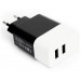 Адаптер постоянного тока 220В с выходом 2гн.USB 3.1A (бело-чёрный) MP3A-PC-27W "Cablexpert"#1632542