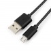 USB кабель для зарядки micro USB "Cablexpert" (чёрный, пакет) 1.8м#1693315