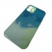                                 Чехол силикон-пластик iPhone 12/12 Pro (6,1") блестящий градиент зеленый*#1668532
