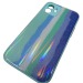                                 Чехол силикон-пластик iPhone 12/12 Pro (6,1") блестящий радуга голубой*#1762924