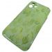                                 Чехол силикон-пластик iPhone 12/12 Pro (6,1") блестящий с рисунком зеленый (01)*#1716156