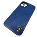                                 Чехол силиконовый iPhone 12/12 Pro (6,1") комбинированный эмблема синий*#1887348