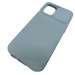                                 Чехол силиконовый iPhone 12/12 Pro (6,1") с защитой для камеры голубой*#1887354