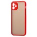 Чехол-накладка - PC041 для Apple iPhone 12 (red/black)#452032