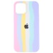 Чехол-накладка Soft Touch для Apple iPhone 12 Pro Max (pink rainbow)#585838