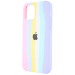 Чехол-накладка - Soft Touch для Apple iPhone 12/iPhone 12 Pro (pink rainbow)#585854