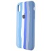 Чехол-накладка - Soft Touch для Apple iPhone XR (blue rainbow)#585902