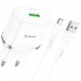 Адаптер сетевой Hoco N3 QC3.0/18W+ кабель Micro USB (белый)#999754