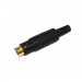 Штекер mini DIN 4 pin (SVHS) на кабель Gold#651797