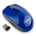 Мышь компьютерная беспроводная "Gembird" MUSW-400-B, 3кн.+колесо кнопка, 1600DPI, 2.4ГГц (синий, бес#454292