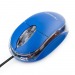 Мышь компьютерная "Гарнизон" GM-100B, USB, 2кн.+колесо кнопка, 1000DPI, чип-X (синий)#454149
